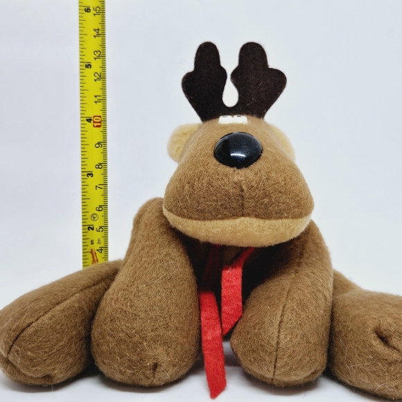 Hallmark - Vintage Rodney Reindeer Bean Bag Plush - 1979 - Picture 9 of 12